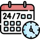 image graphic of chat calendar