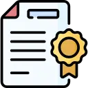 image graphic of certificate