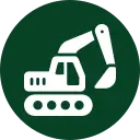 icon of an excavator
